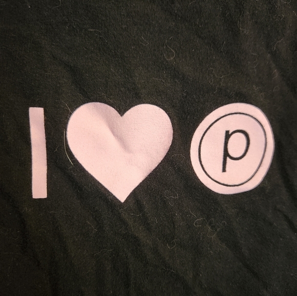 Pure Barre Women’s Black / Pink I Heart Circle P tank - Medium - Picture 2 of 4